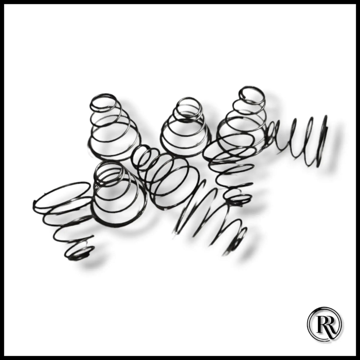 Manual typewriter silencer spring set for restoration and servicing RR Typewriter Mart