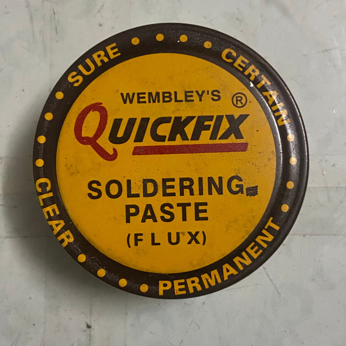 Soldering wire and flux kit for typewriter typeface installation RR Typewriter Mart