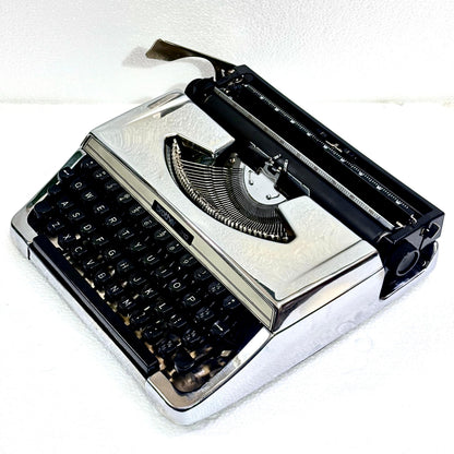 Buy Brother 210 mirror chrome manual typewriter for collectors and writers from RR Typewriter Mart India