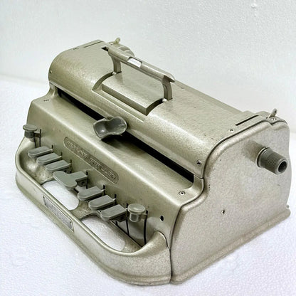 Buy Perkins Braille Typewriter in India, an original American-imported gold edition with mint condition finish and expert servicing at RR Typewriter Mart