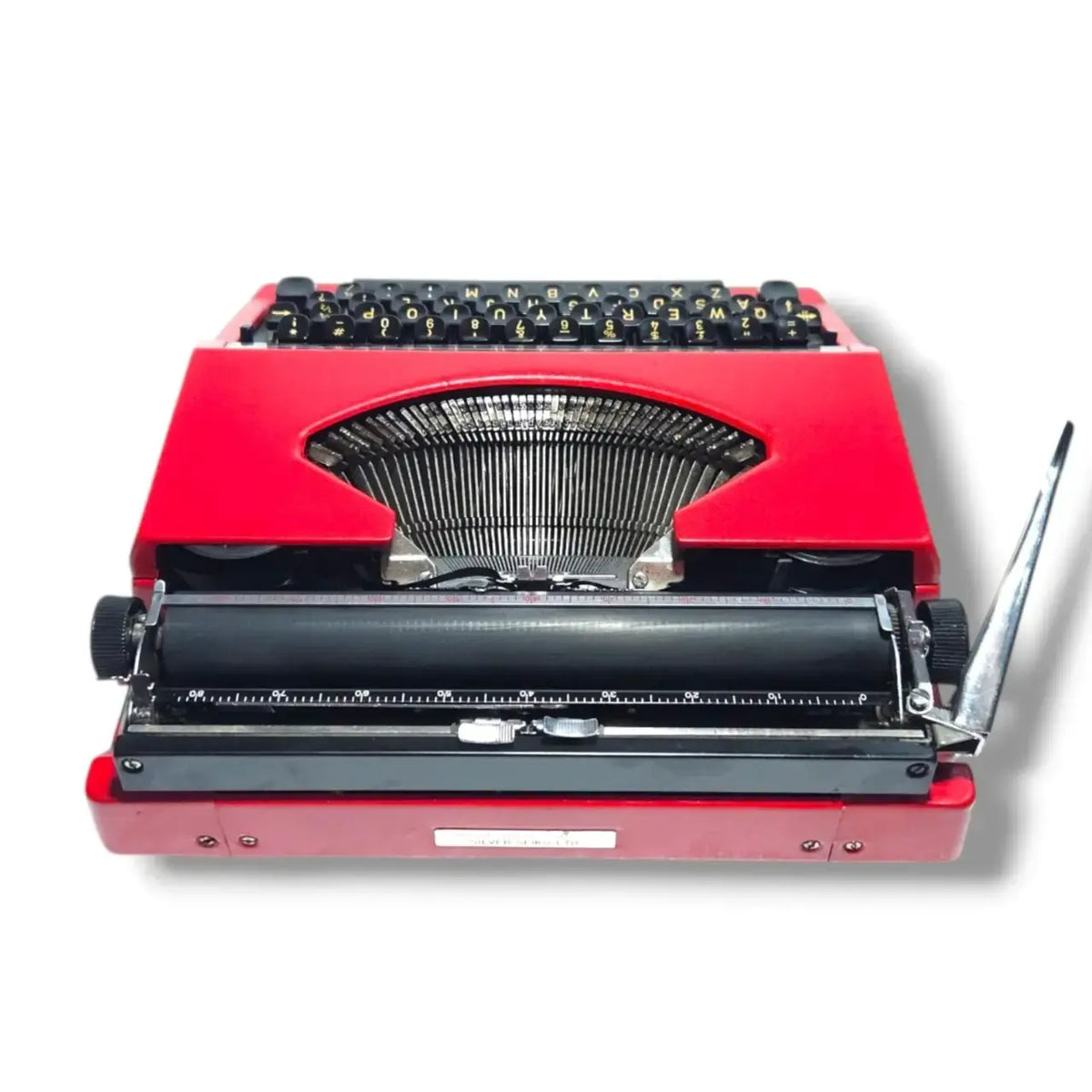 Silver Reed Typewriter in Use – Vintage Typing Experience | RR Typewriter Mart