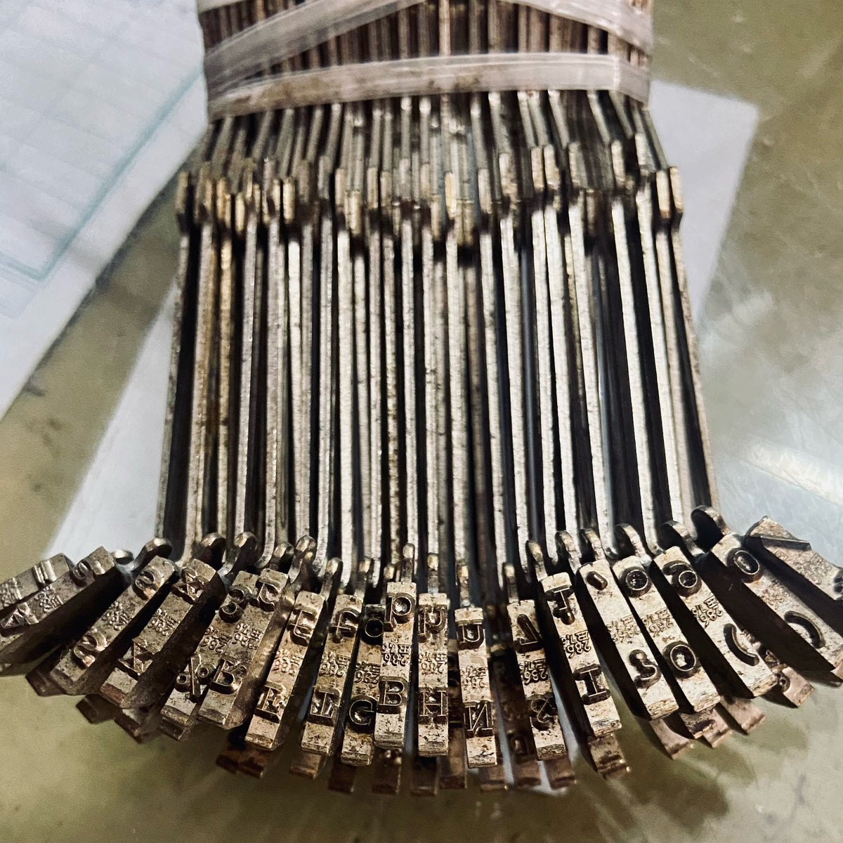 Complete English Typeset for typewriter machine spares