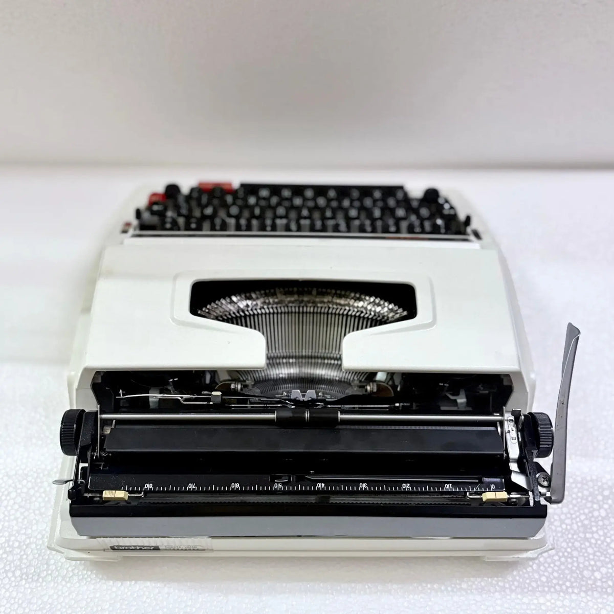 Brother Japanese Typewriter Alpine White manual English typewriter by RR Typewriter Mart typewriter seller store
