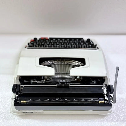 Brother Japanese Typewriter Alpine White manual English typewriter by RR Typewriter Mart typewriter seller store