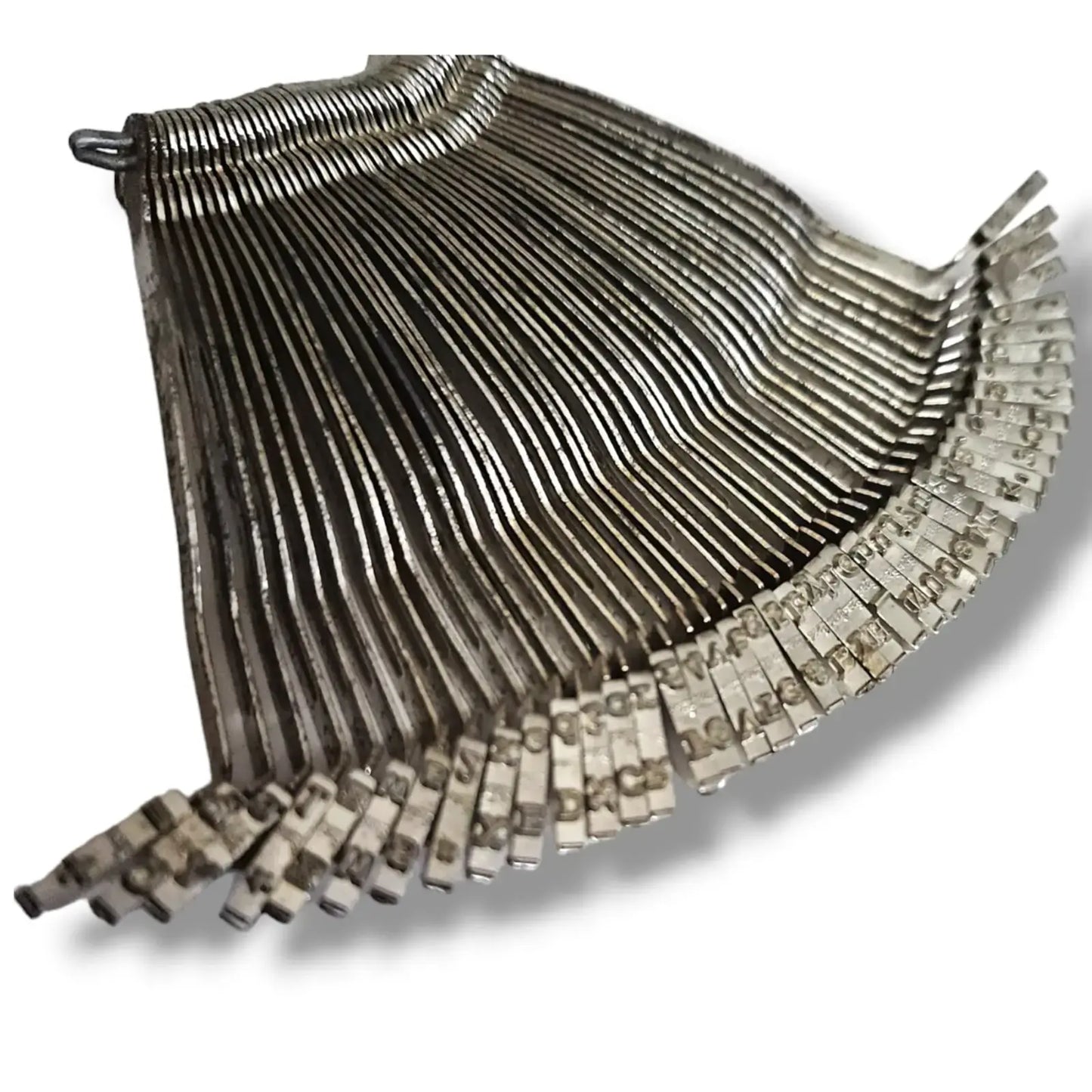 Remington typewriter spare parts complete typeset with original typebars RR Typewriter Mart