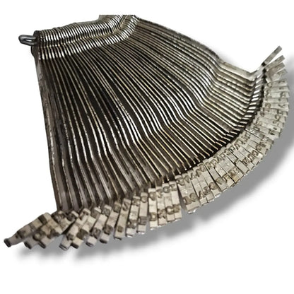 Remington typewriter spare parts complete typeset with original typebars RR Typewriter Mart