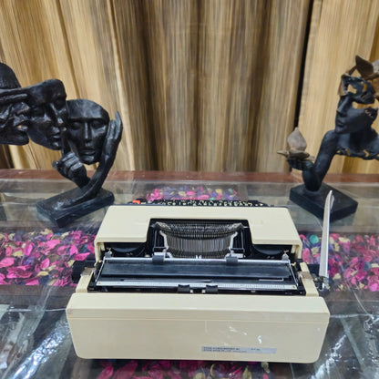 Rare black and yellow typewriter model Citizen X3 for collectors