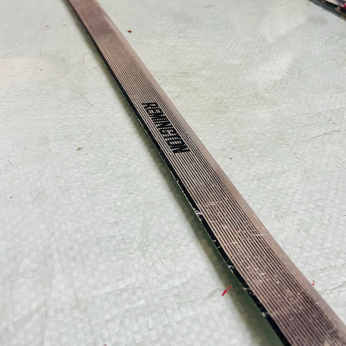 Aluminum body scale with Remington branding for typewriter restoration RR Typewriter Mart