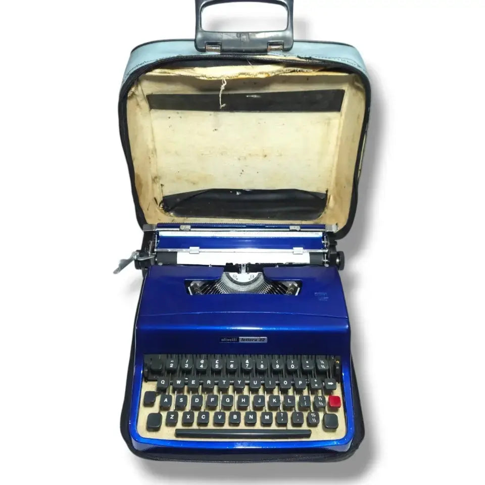 Olivetti Typewriter Ceramic Blue | Typewriter Seller at RR Typewriter Mart