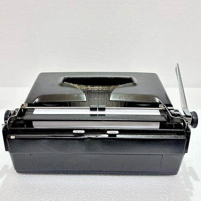 Rear view of Remington Typewriter carriage and platen, Manual English Typewriter by RR Typewriter Mart