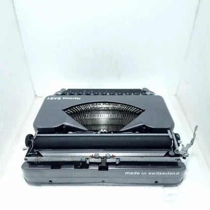 Hermes Baby Platinum Typewriter for Sale – Luxury Writing Machine with Free Accessories