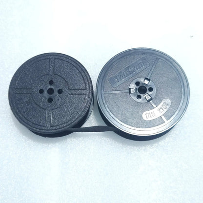 Top view black typewriter ribbon cartridge spools, buy typewriter ribbon roll from ribbon shop India