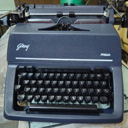 Godrej Prima Tamil keyboard typewriter close-up image | RR Typewriter Mart