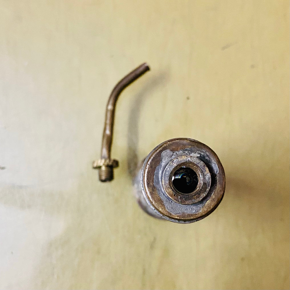 Typewriter soldering tool with brass fuel reservoir RR Typewriter Mart