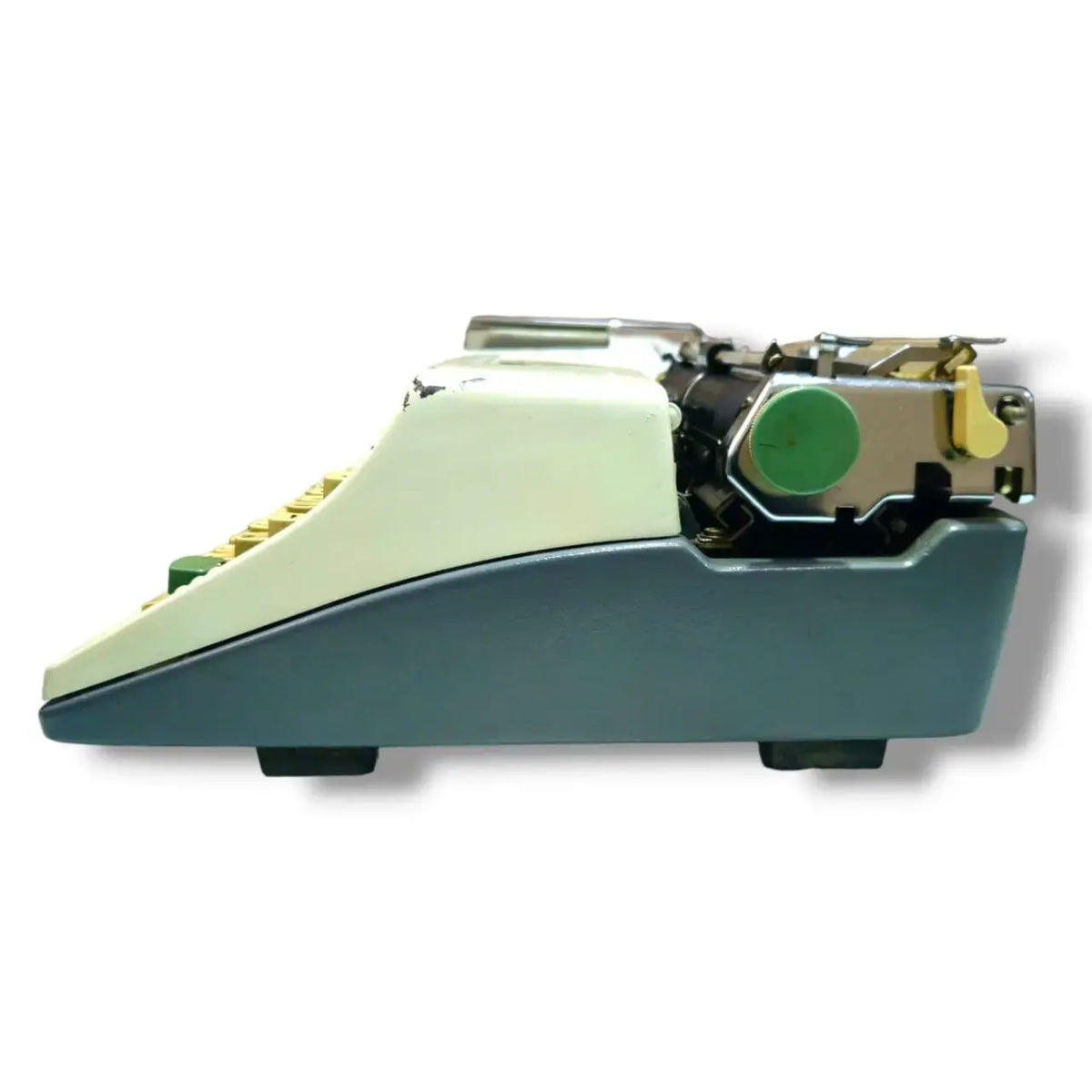 Right side view of Olympia SM vintage manual typewriter for restoration and daily typing use