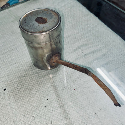 Typewriter repair tool with wick flame for lead typeface soldering RR Typewriter Mart
