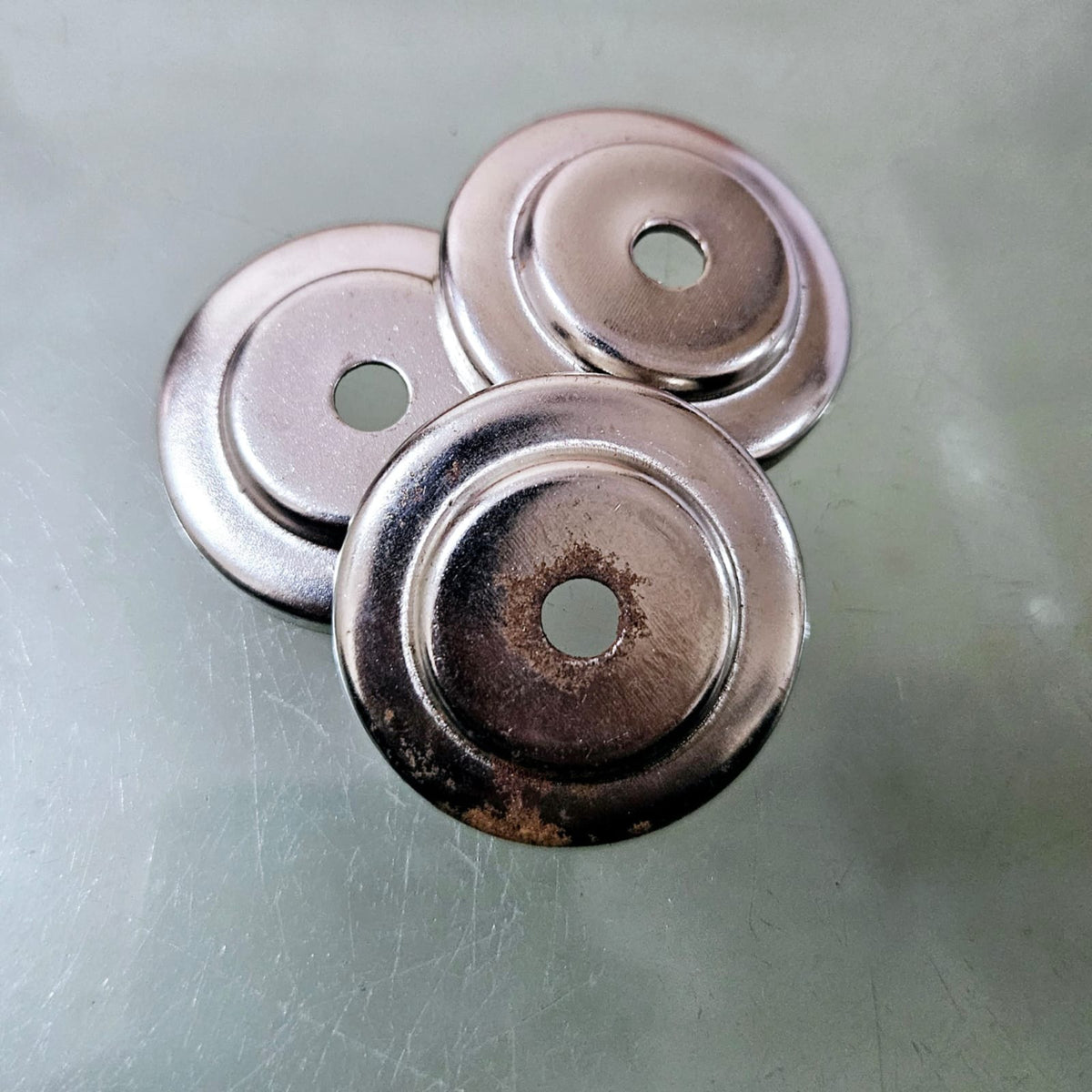 Metal basefeet cup for Remington typewriter restoration and maintenance work RR Typewriter Mart