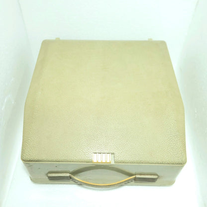 Original Hermes 3000 typewriter carrying case - Hard-shell vintage typewriter storage for protection and portability