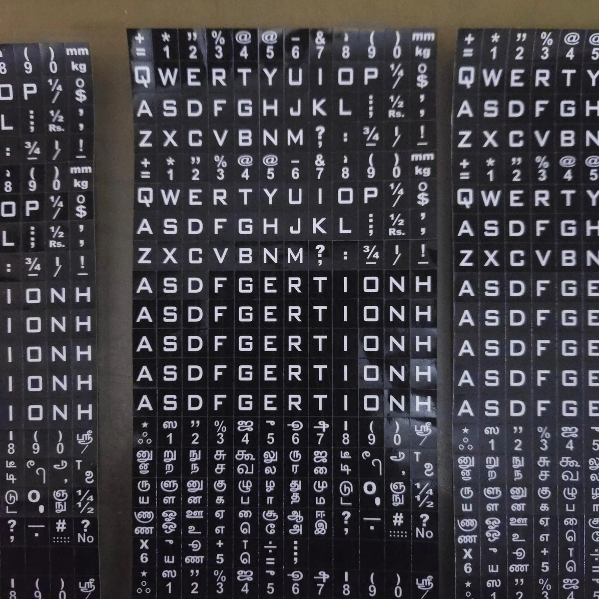 Typewriter spare accessory keytop stickers for clear key visibility – RR Typewriter Mart