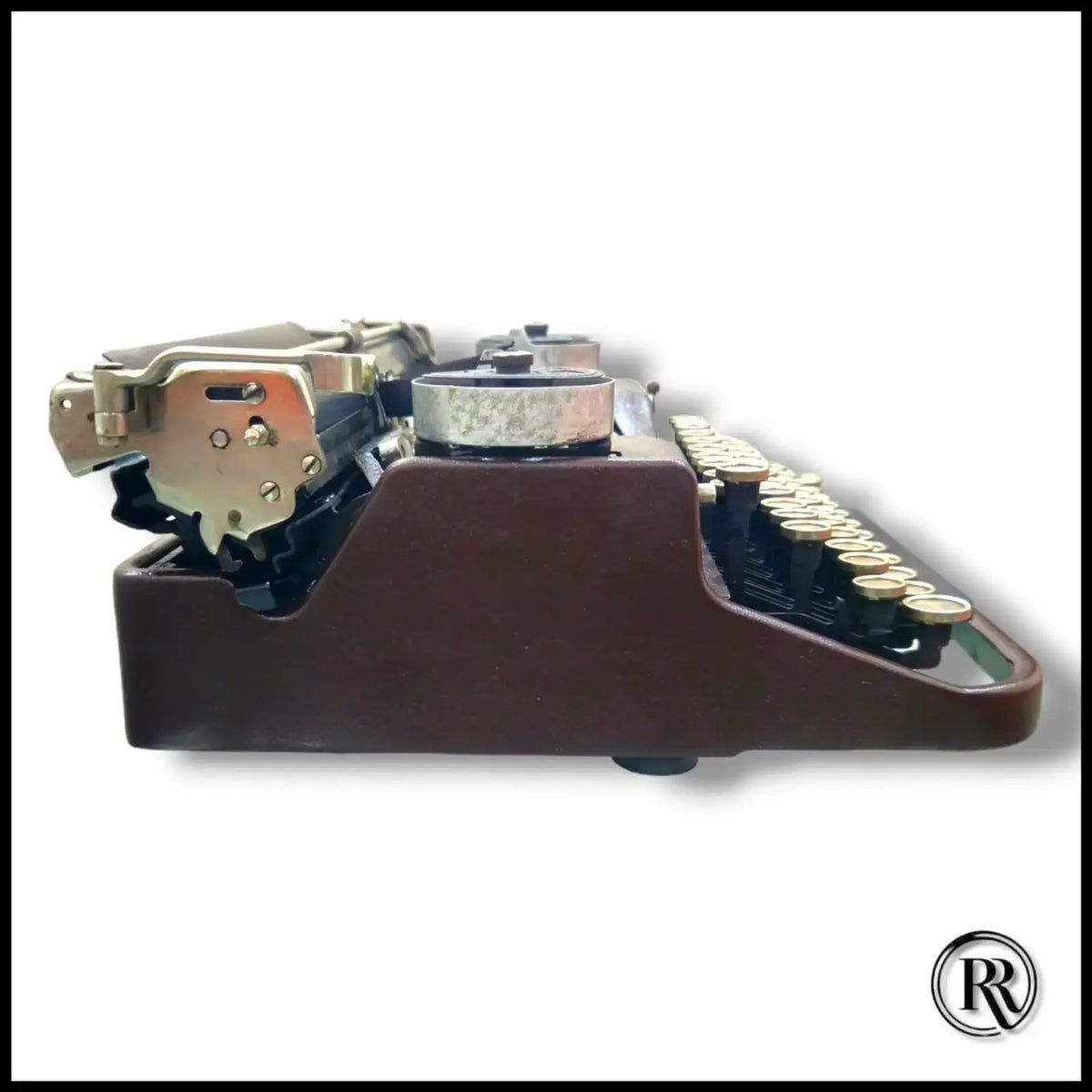 Side profile Underwood Typewriter, imported manual English typing machine from RR Typewriter Mart India