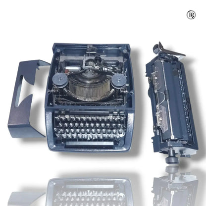 Disassembled Godrej Tamil typing machine with exposed mechanism by RR Typewriter Mart store