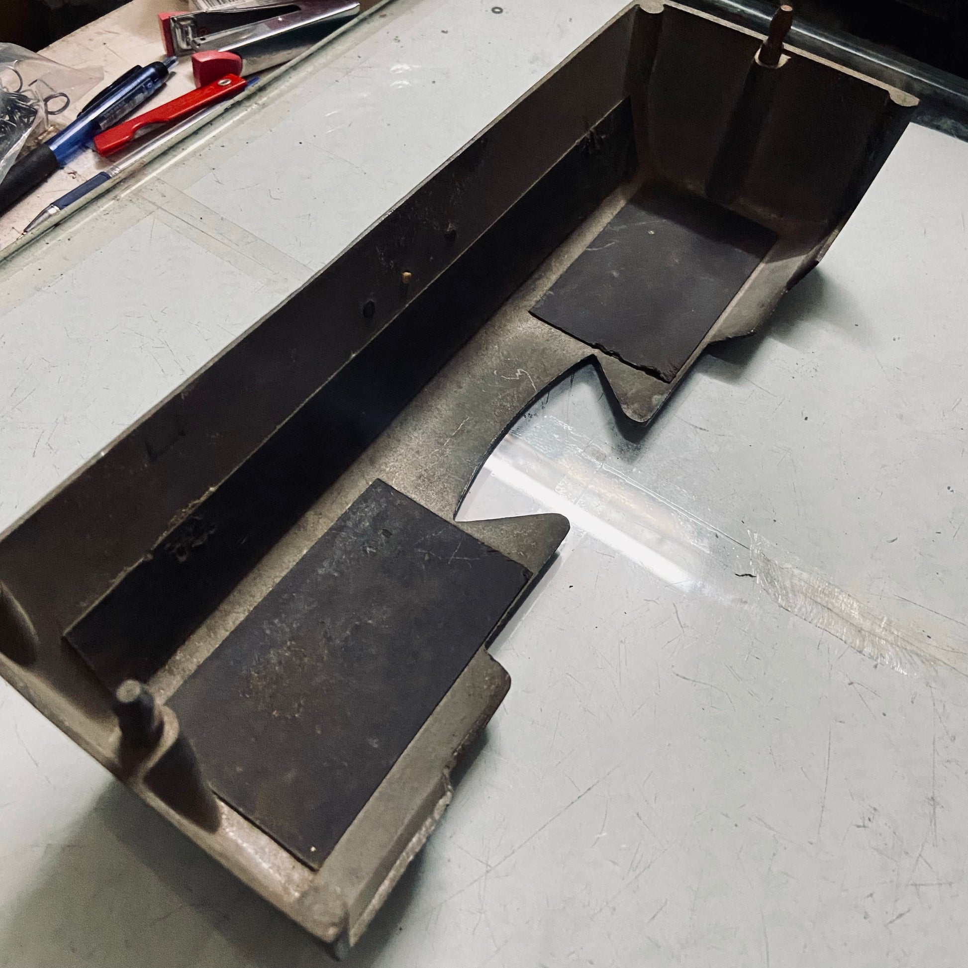Facit typewriter body panel original cover typewriter servicing restoration parts RR Typewriter Mart