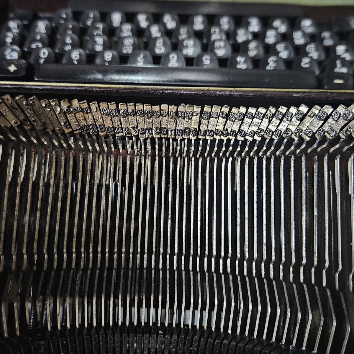 Original Tamil typeface on Facit 1740 typebars, Manual Facit Typewriter from RR Typewriter Mart store