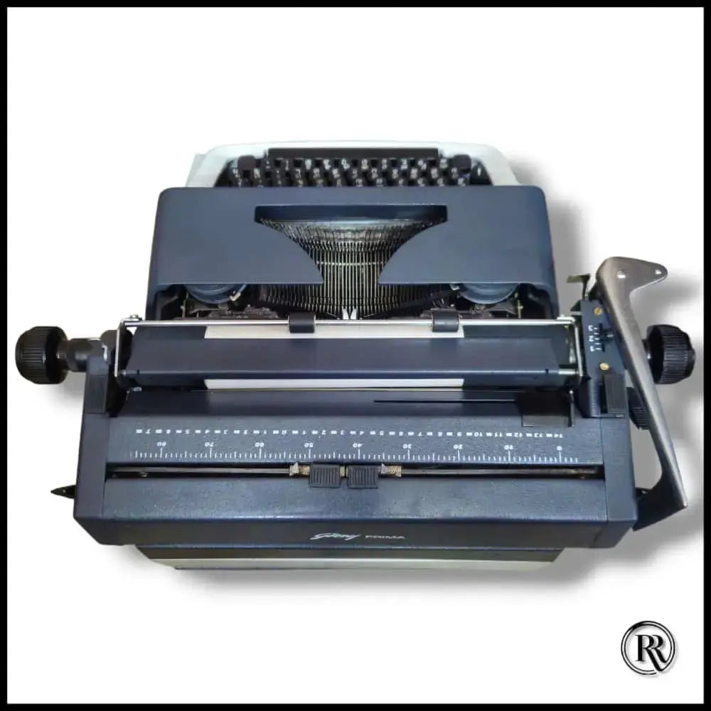 Rear angle of Godrej Prima Tamil typing machine for sale at RR Typewriter Mart India
