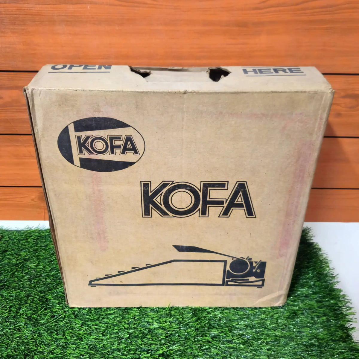 Original KOFA 100 company box for brand new imported typewriter by RR Typewriter Mart typewriter store