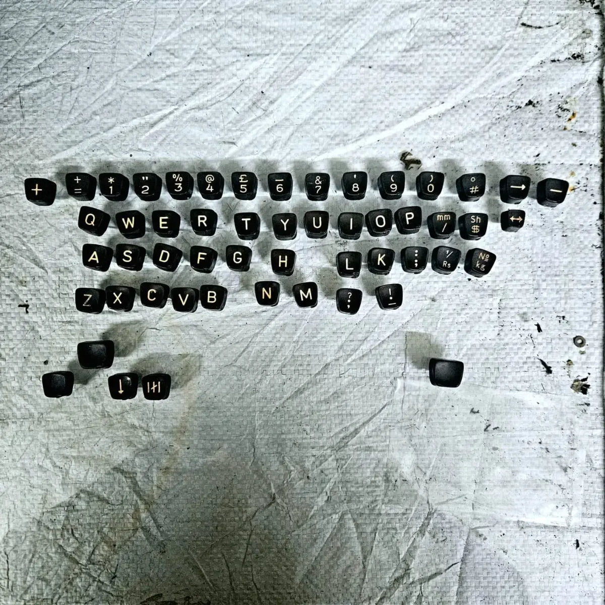 Buy Godrej AB complete keytop set typewriter restoration parts RR Typewriter Mart