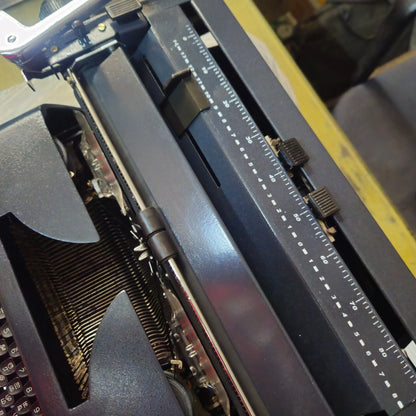 Godrej Prima Typing machine platen and ruler detail, Buy Typewriter from premium Typewriter Store