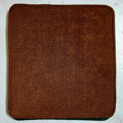 Brown premium table mat for manual typewriter use with reinforced stitching from RR Typewriter Mart