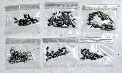 Packed manual typewriter springs in labeled bags for repair and restoration, buy typewriter springs at RR Typewriter Mart