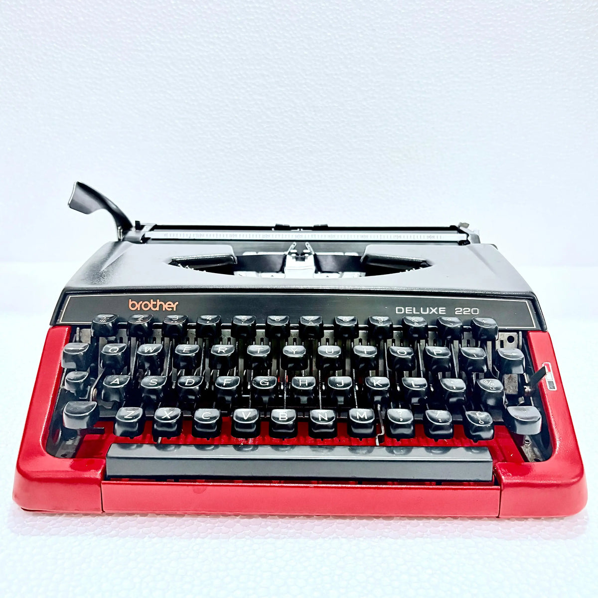 Brother Deluxe 220 Typewriter Inferno Red Edition