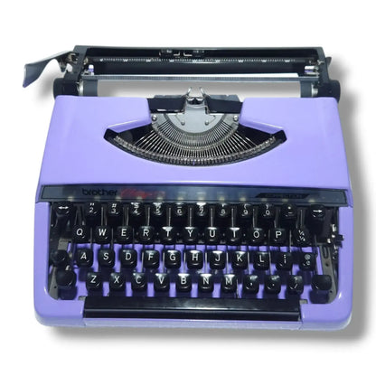 Brother Charger 11 Vintage Mauve Typewriter