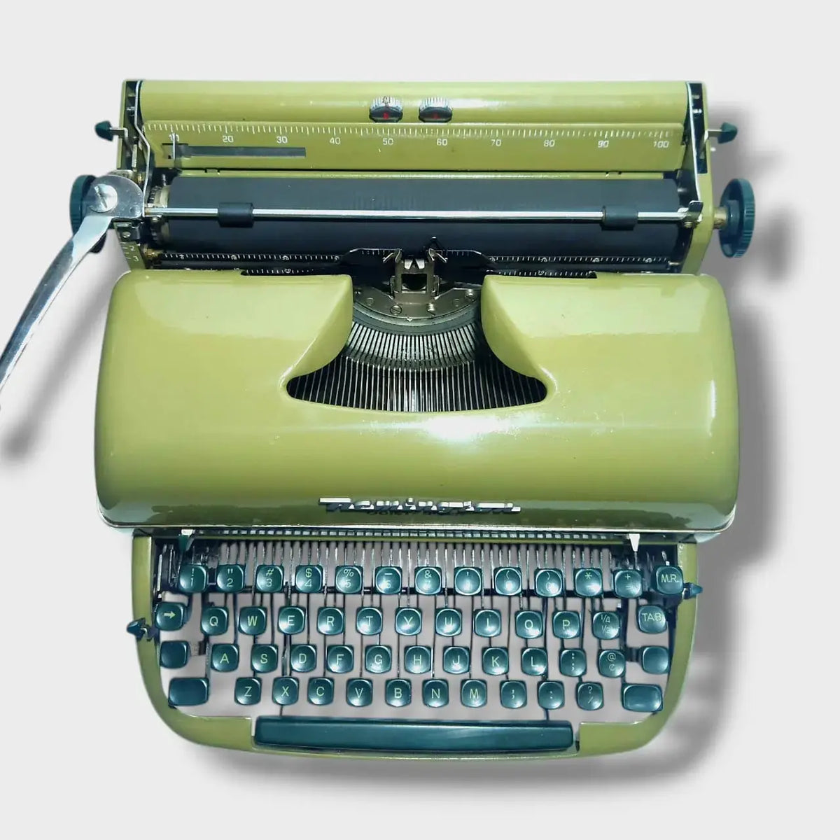 Remington Quiet Riter Olive Green Typewriter