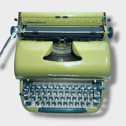 Remington Quiet Riter Olive Green Typewriter