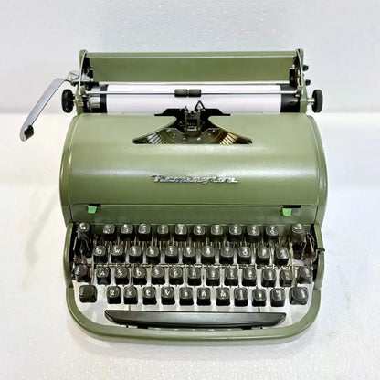 Remington Quiet Riter Olive Military Green Typewriter