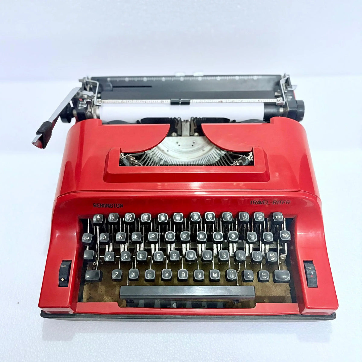 Remington Cosmic Red Travel Riter Typewriter
