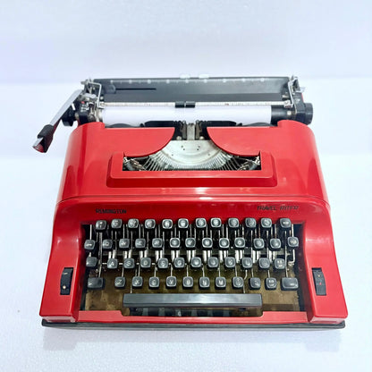 Remington Cosmic Red Travel Riter Typewriter