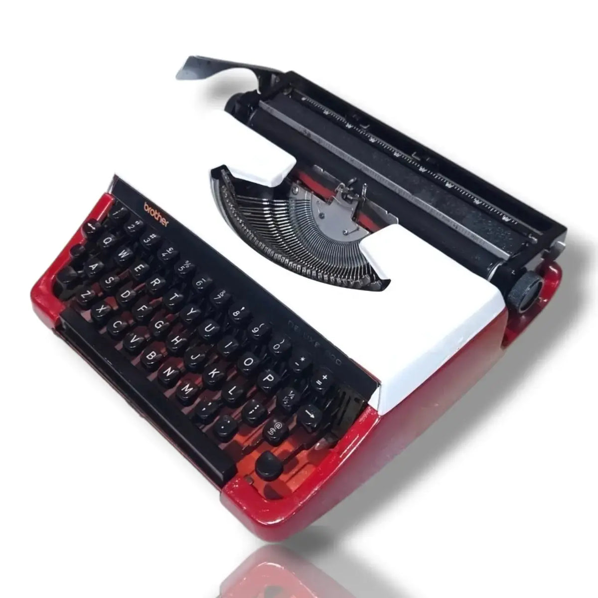 Brother Deluxe 220 Swiss Portable Typewriter