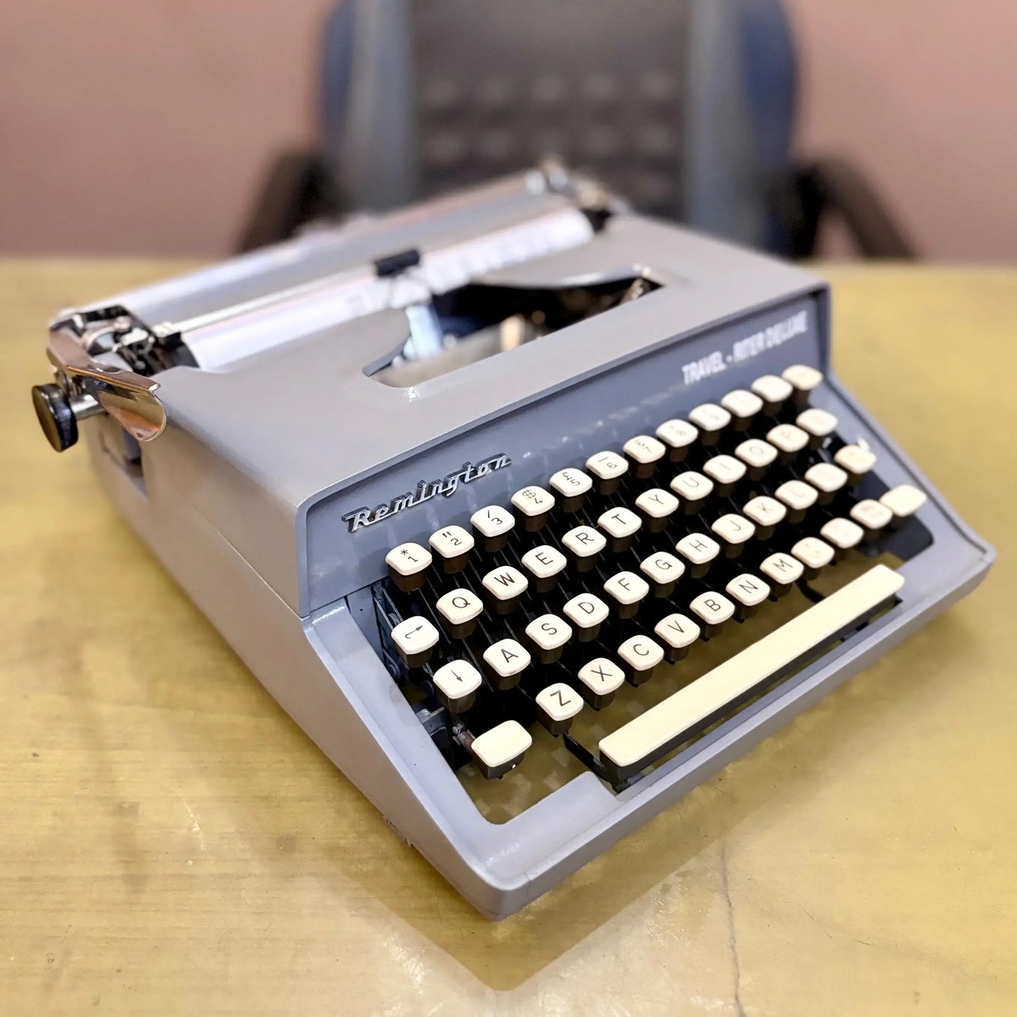 Remington Monarch Ash Grey Typewriter