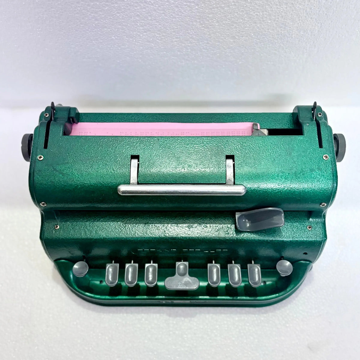 Perkins Braille Typewriter Green Emerald Edition