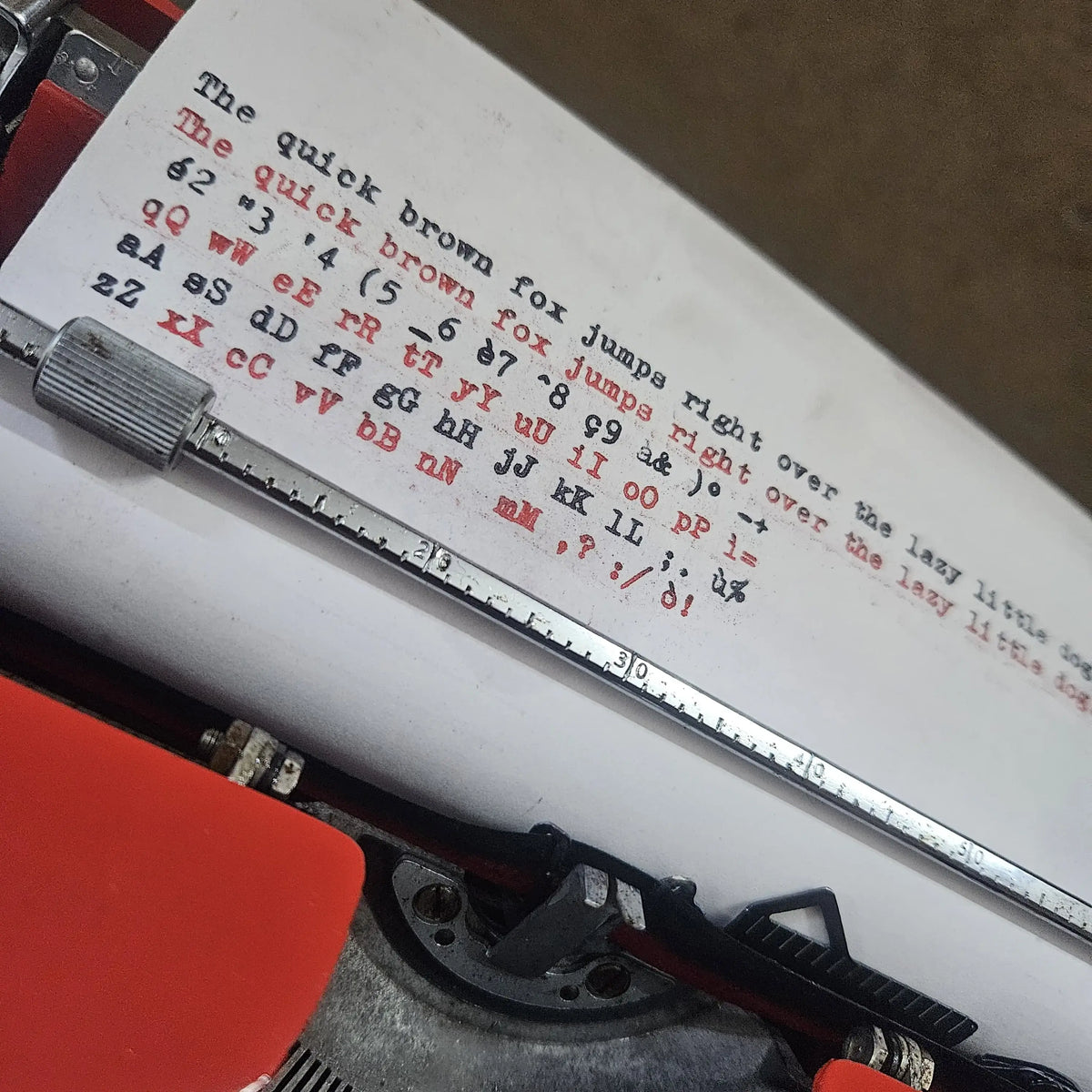 Red Black Typewriter Ribbon Cartridge
