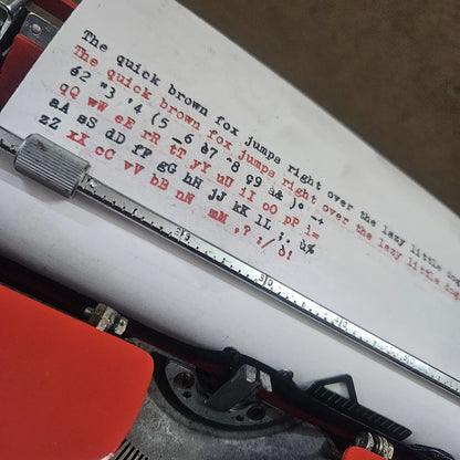 Red Black Typewriter Ribbon Cartridge