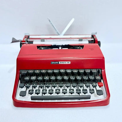 Olivetti Lettera 32 Rosso Red