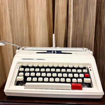 Unused Marathon 2200 DLX vintage typewriter, classic manual writing machine, RR Typewriter Mart Delhi India online