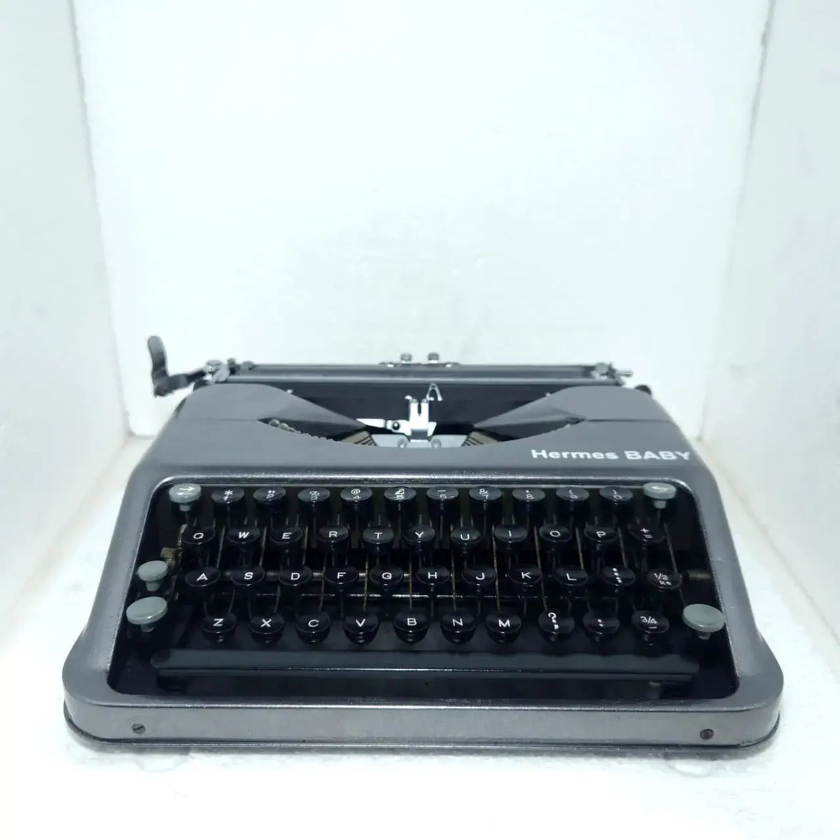 Platinum Hermes Baby Typewriter