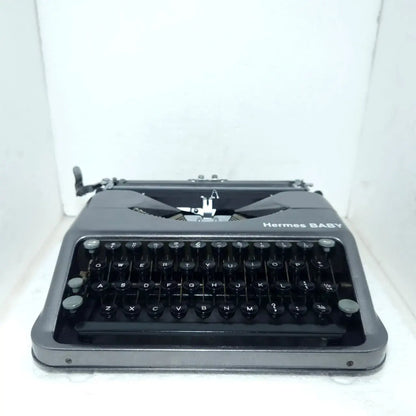 Platinum Hermes Baby Typewriter