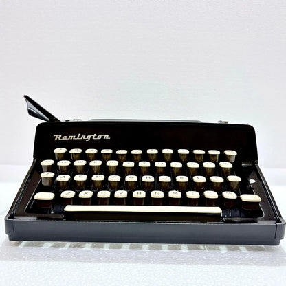 Remington Monarch Typewriter Obsidian Black